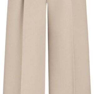 Dress Pants for Women High Waisted - Belted Straight Leg Work Trousers with Pockets