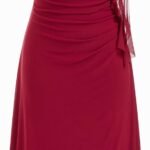Women's Formal Wedding Guest Dress Floral Mesh Ruffle Cocktail Dress Summer Maxi Dresses Trendy Date Night Outfits