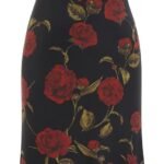 Women's Floral Midi Dress Short Sleeve Ruffle Summer Casual Summer Vacation Outfit