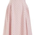 Womens Polka Dots Summer Casual Dresses Square Neck Sleeveless Midi A Line Elegant Dress