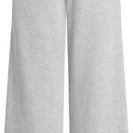 Women\u2019s Wide Leg Sweatpants Baggy Drawstring High Waisted Joggers Lounge Sweat Pants with Pockets 2026 Spring