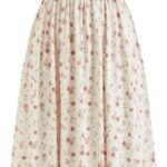 Womens Floral Smocked Dresses Square Neck Long Midi Sundress | A Line, Sleeveless, Summer Outfits