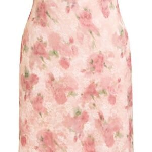Women's Summer Floral Wedding Guest Dress Formal Ruffle Cocktail Dresses Cute V Neck Maxi Dress Elegant Outfits