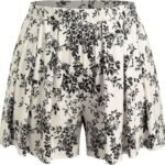 Plus Size Women Shorts Elastic Waist Wide Leg Flowy Shorts Lounge Summer Vacation Boho Casual Outfits