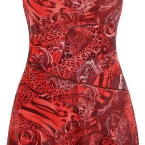 Women Western Mini Dress Floral Spaghetti Strap Cami Short Vintage Short Sundress Summer Boho Dresses