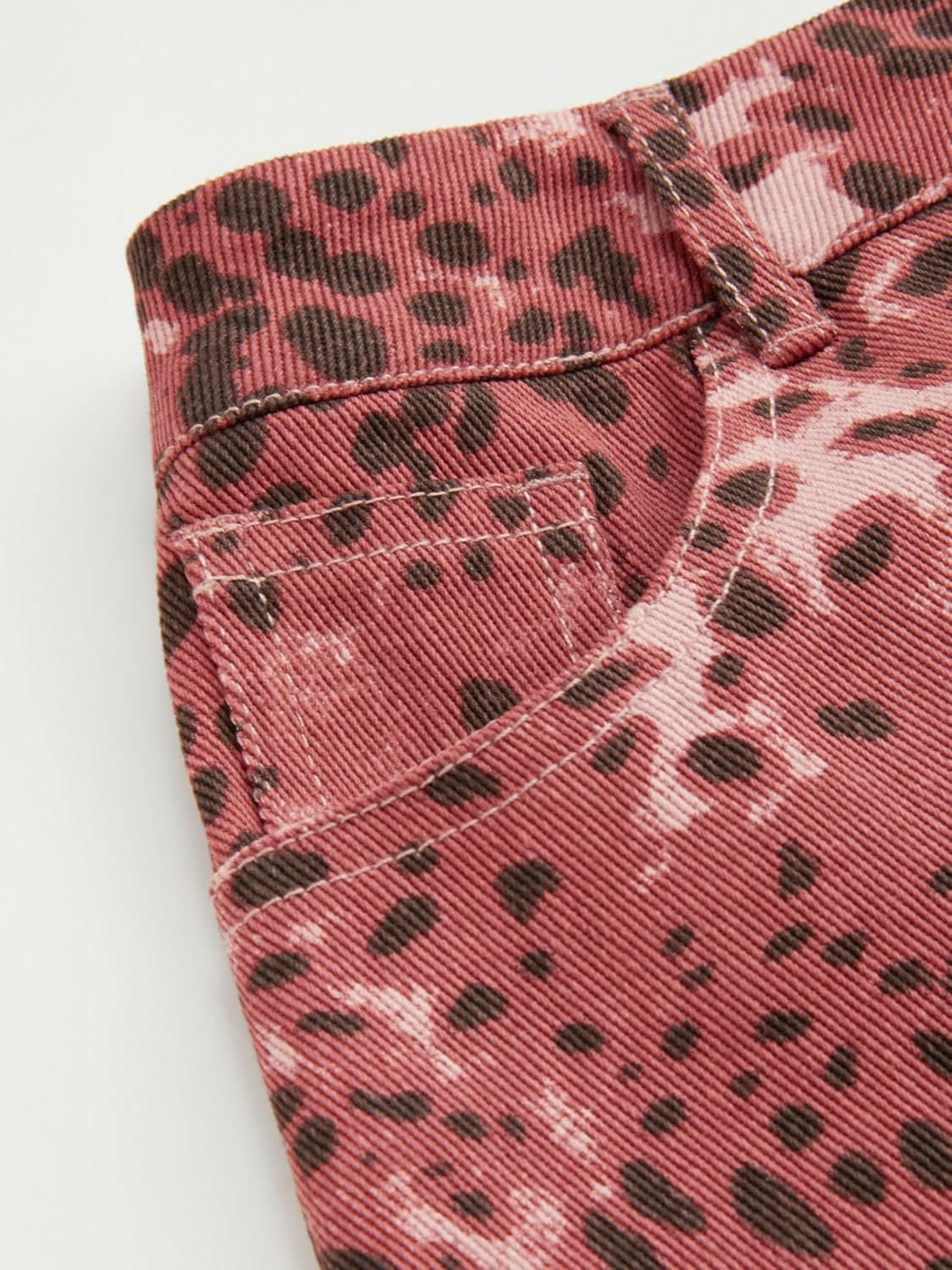 Leopard Pants for Women Wide Leg - Animal Print Jeans Casual Statement - Image 5