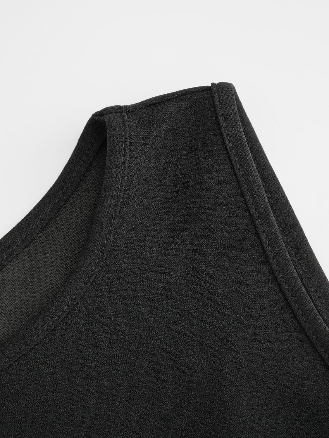 Boat Neck Mini Dress Tie Waist - Women Summer Party Outfit Sleeveless Date Night Evening Look - Image 4